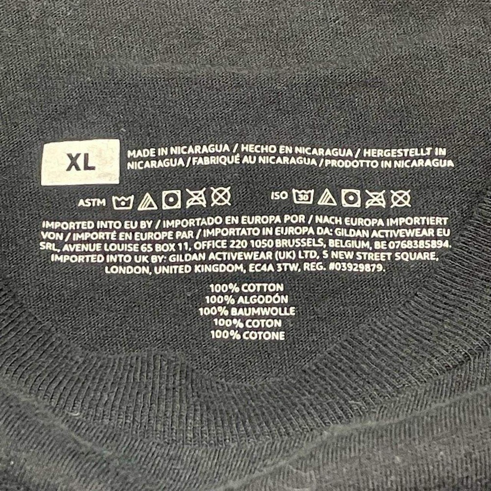 Black and White "Absolutely Not" Graphic Tee N0278 - Picture 3 of 5
